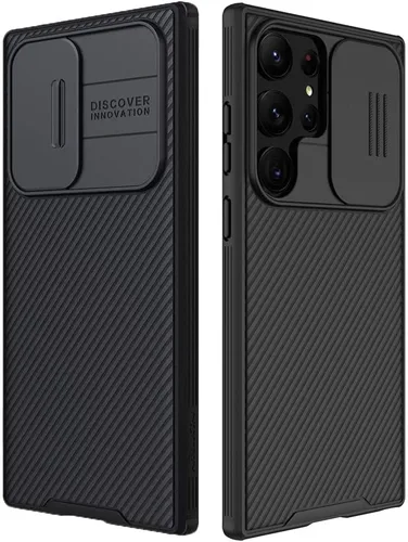 Vista 11 de Mangix Funda para Samsung Galaxy S22 Ultra con cubierta para cámara, delgada funda protectora de policarbonato delgado a prueba de golpes