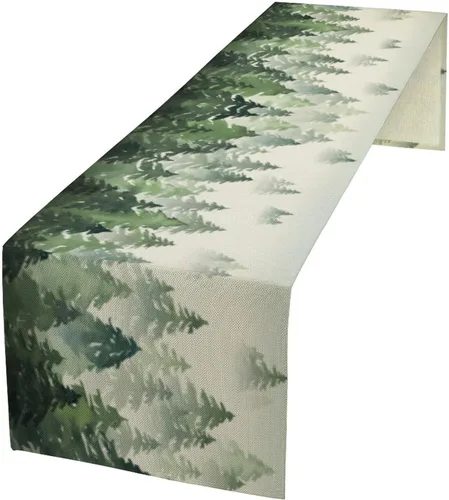 Vista 46 de Camino de mesa con estampado de vaca, camino de mesa estilo occidental con estampado de cuero de vaca en blanco y negro, decoración de mesa
