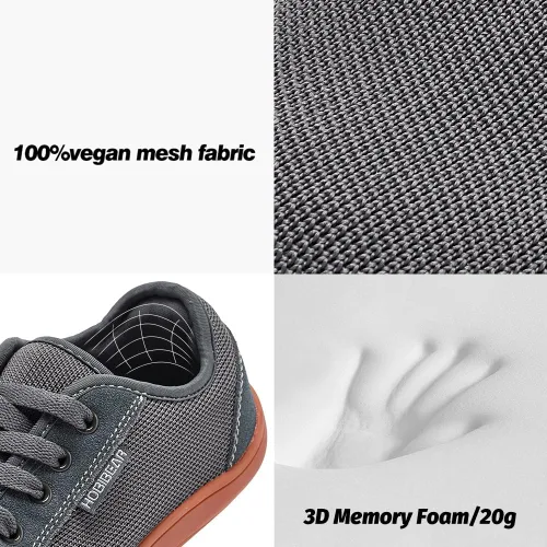 Vista 7 de HOBIBEAR Zapatos minimalistas para hombre y mujer Zero Drop Tenis de moda de ancho ancho