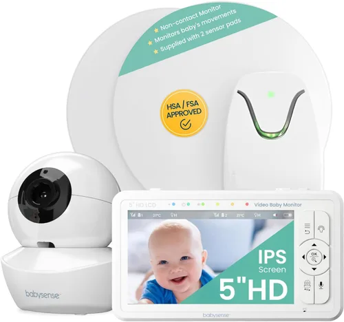 Vista 12 de Babysense Cámara complementaria de repuesto para monitor de bebé de video HDS2 solamente, funcionará solo con monitores HDS2, requiere unidad