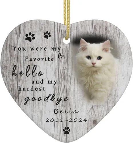 Vista 12 de Regalos conmemorativos personalizados para perros por pérdida de perro, adorno de corazón personalizado para mascotas, recuerdo conmemorativo