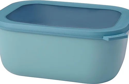 Vista 54 de Mepal Cirqula - Recipiente circular rectangular para almacenar y servir alimentos de 67.6 fl oz / 68 onzas con tapas transparentes, perfecto