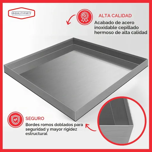Vista 5 de DR. Bandeja de drenaje para máquina lavadora de servicio pesado de calidad - Bandeja de goteo de máquina lavadora para contención de derrames