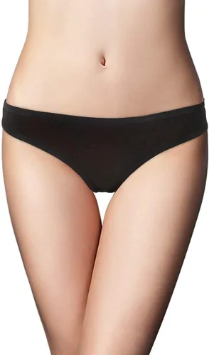 Vista 2 de Sunm Boutique Paquete de 6 tangas de algodón transpirables para mujer, paquete de 6