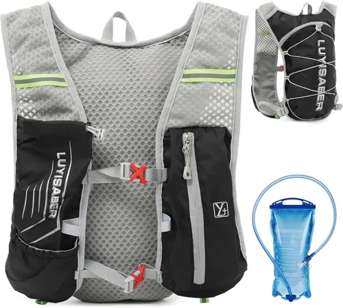 Vista 18 de TRIWONDER Mochila de hidratación para correr, chaleco de agua ligero para hombres y mujeres, paquete de agua de hidratación para ciclismo, correr