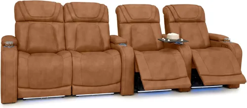 Vista 43 de Seatcraft Caliente Asiento de cine en casa Tabaco Sillón Individual