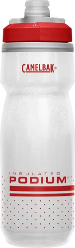 Vista 23 de CamelBak Podium Chill Bike - Botella de agua aislada para apretar, color negro, 21 onzas