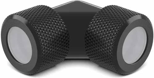 Vista 17 de PrimoChill 0.551 in Rígido SX 90 Grados Set de Montaje - Cobre Caramelo