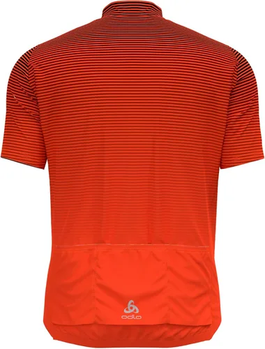 Vista 2 de Odlo Camiseta de ciclismo con cremallera completa para hombre