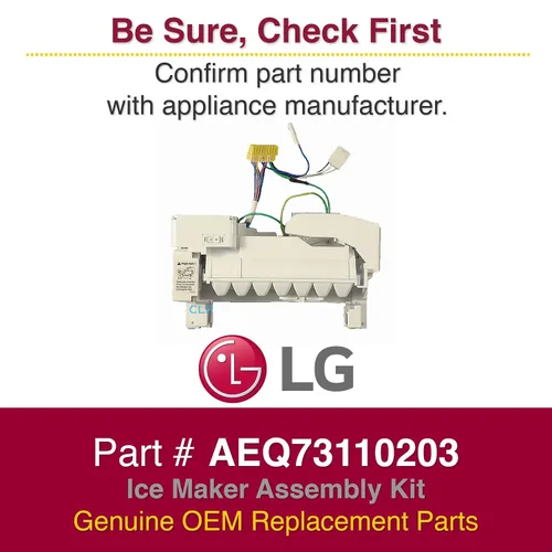Vista 2 de LG AEQ73110203 Kit de montaje para máquina de hielo para refrigerador