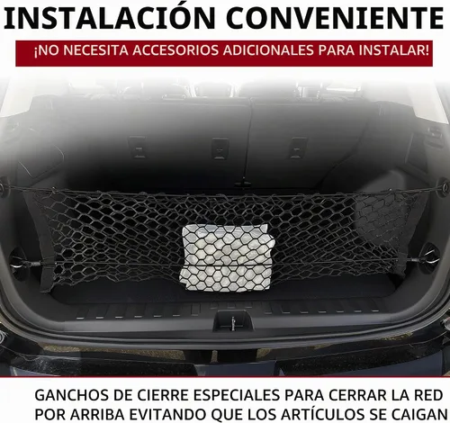 Vista 2 de Red de carga de malla para maletero estilo sobre para GMC Terrain 2018-2025 – Accesorios de coche – Organizadores de maletero y almacenamiento
