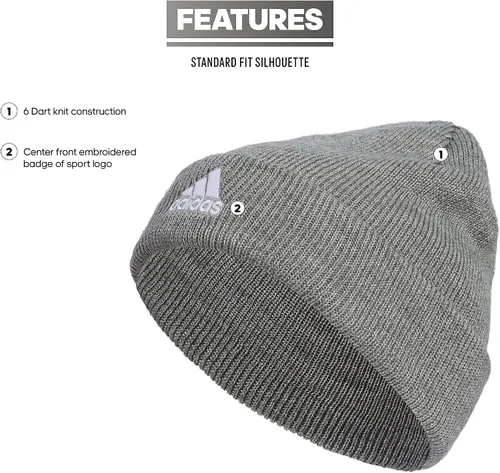 Vista 2 de adidas Men's Team Issue Fold Beanie