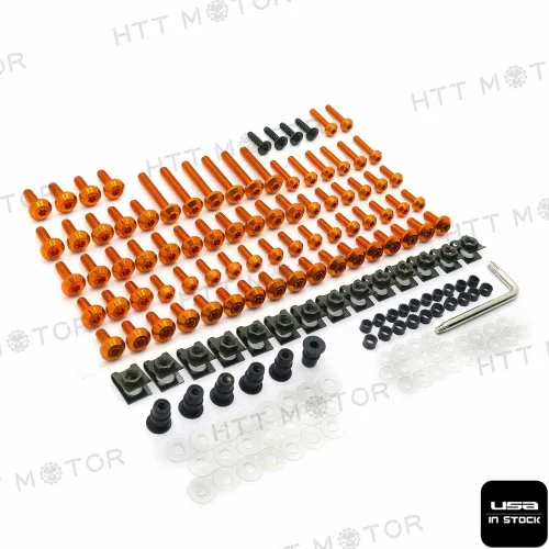 Vista 3 de MT215-020 - Kit completo de pernos de carenado para motocicleta Gloden Sportbike