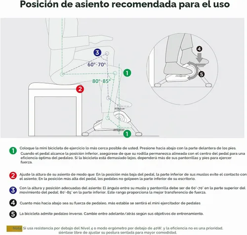 Vista 8 de CYCPLUS Mini ejercitador de pedal DC1, motor sin escobillas autoalimentado de 160 W, modo ERG y sincronización de aplicaciones, resistencia