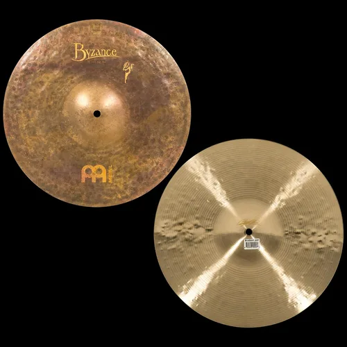 Vista 2 de Meinl Cymbals BV-480+B16TRC Byzance Vintage Series Benny Greb - Juego de platillos de arena con caja de platillos de arena GRATIS de 16 pulgadas