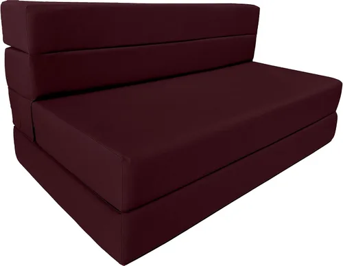 Vista 8 de D&D Futon Furniture Colchón plegable de espuma, tumbona para silla, sofá cama estudio para invitados, individual XL, 80 x 39 x 6 pulgadas de grosor