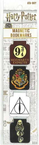 Vista 2 de Ata-Boy Harry Potter Surtido #1 Juego de 4 marcadores magnéticos de 1 pulgada