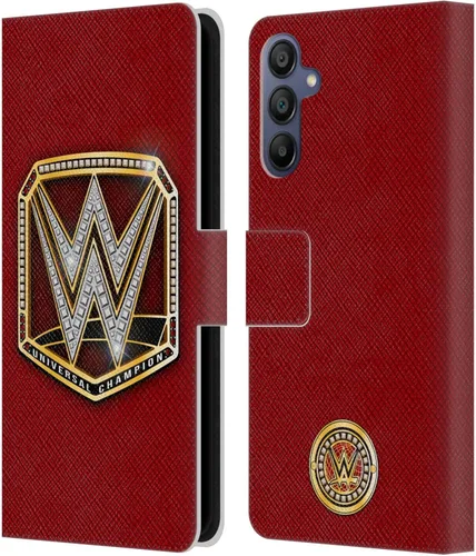 Vista 24 de Head Case Designs Officially Licensed WWE Cruiserweight Champion Title Belts Leather Wallet Case Compatible with Samsung Galaxy A07 4G Campeón