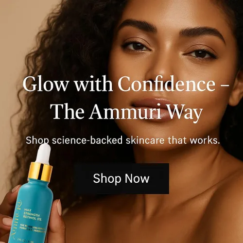 Vista 7 de Ammuri Suero de retinol al 5% (máx), suero de retinol de alta resistencia para la cara, fórmula antienvejecimiento, suero facial para mujeres