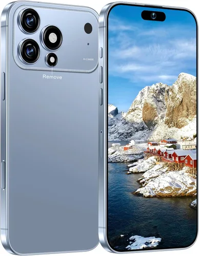 Vista 7 de Huness Teléfono celular desbloqueado de 17 PM 16+1TB, pantalla HD de 6.9 pulgadas, Android 15 7000mAh batería de larga duración, 5G/Dual SIM/botón