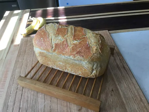 Vista 5 de Arrancador de masa madre auténtica cultura de San Francisco con receta fácil a prueba de tontos. Verdadero iniciador de masa madre orgánica original