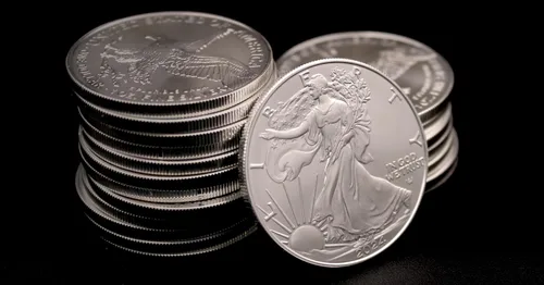 Vista 5 de 1986 - Presente (año aleatorio) Moneda Águila Americana de Plata de 1 oz Brillante Sin Circular (Tipo 1 o 2) con Certificado de Autenticidad $1