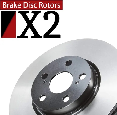 Vista 2 de AutoDN Rotor de freno de disco delantero 2 piezas compatible con 1986-1994 compatible con D21 RWD