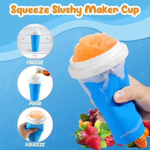 Vista 3 de RELPOM Taza para granizar, divertidas tazas para hacer granizados, artículos geniales para cosas, regalos de elefante blanco, regalos de fiesta