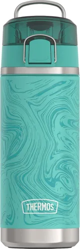 Vista 5 de THERMOS ICON Botella de agua aislada a prueba de fugas de 18 onzas con boquilla, mantiene las bebidas frías 16 horas, asa de transporte, apta