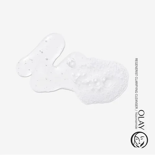Vista 2 de Olay Limpiador Facial, Limpiador Facial Diario con Niacinamida, Péptidos y Glicerina - Clarificante, Refresca la Superficie de la Piel, Refina