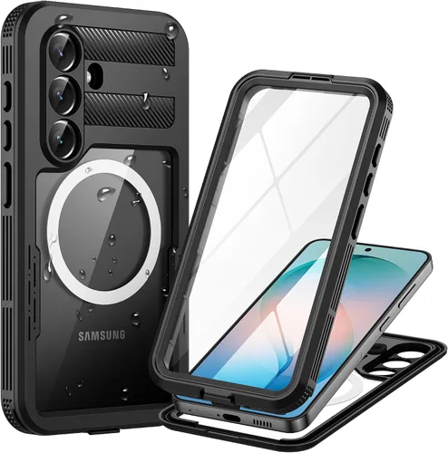 Vista 11 de Lanhiem Funda para teléfono Galaxy Note 9, IP68, impermeable, a prueba de polvo, a prueba de golpes, con protector de pantalla integrado, cubierta