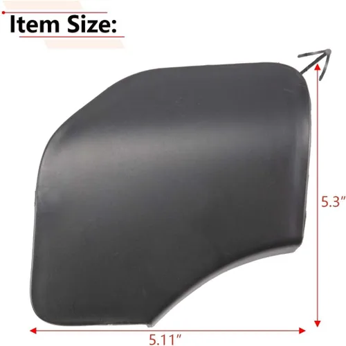 Vista 3 de RLB-HILON - Cubierta delantera para ojo de remolque compatible con Nissan Pathfinder for 2017 2018 2019 2020 Year, for Front Bumper Bracket Cover