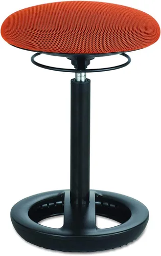 Vista 6 de Safco Twixt - Silla de asiento con movimiento activo, soporte ergonómico, altura ajustable, malla negra