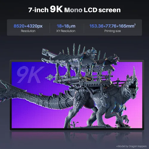 Vista 7 de ELEGOO Mars 5 Ultra 9K MSLA - Impresora 3D de resina, sensor mecánico inteligente, impresión rápida de hasta 150 mm/h, cámara AI, impresión