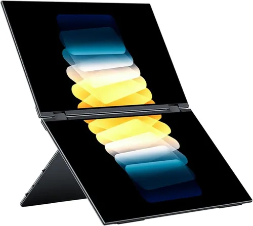 Vista 9 de EHOMEWEI X1 Air plegable de doble pantalla portátil Monitor 14.2 "× 2 2.8K IPS pantalla portátil extensor 90Hz USB-C HDMI para MacBook Windows