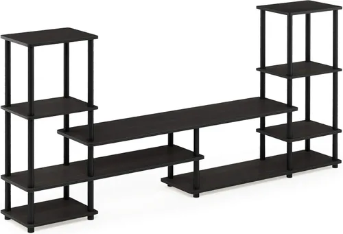 Vista 71 de Furinno 11191BK THE Centro de Entretenimiento Soporte para TV, Negro