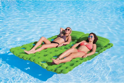 Vista 2 de Airhead SUN COMFORT COOL SUEDE Colchón doble para piscina, lima (AHSC-016)