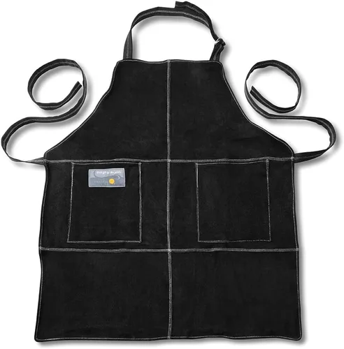 Vista 8 de Outset Delantal para parrilla y cocina, Black Demin, 27" x 30