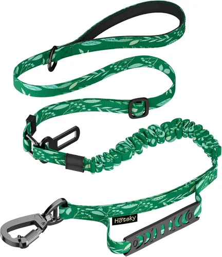 Vista 21 de Hotsky Bungee táctico que absorbe los golpes, correa fuerte para perro, CP