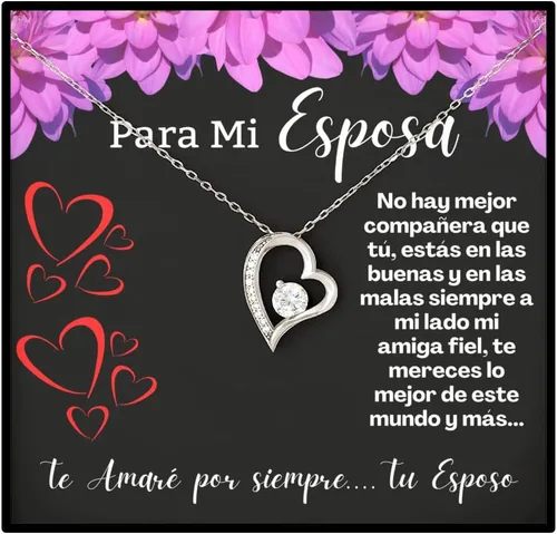 Vista 8 de Collar Esposa, regalo para la mujer de mi vida la patrona del hogar