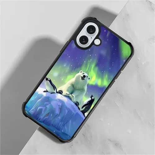Vista 483 de Funda compatible con iPhone 15, diseño de elefantes africanos, diseño increíble a prueba de golpes, antiarañazos, carcasa trasera de policarbonato
