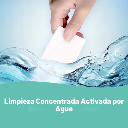 Vista 5 de Tru Earth Detergente seco compacto para ropa, sin perfume, hasta 64 cargas (32 hojas), detergente sin líquido, viajes. El embalaje puede variar