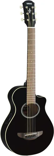 Vista 4 de Yamaha APXT2, guitarra electroacústica tamaño 3/4 - Negra