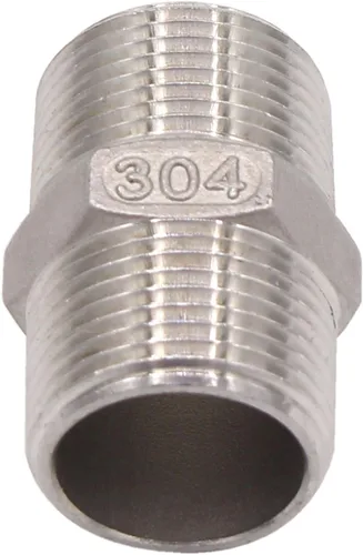 Vista 15 de Boquilla hexagonal macho NPT de 1 pulgada - DERPIPE acero inoxidable 304 roscado para kit de preparación, aplicación de tuberías caseras
