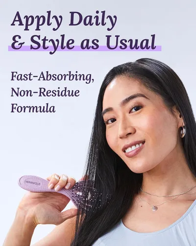 Vista 4 de Keranique Follicle Booster - Spray estimulador del folículo capilar enriquecido con queratina para una restauración de densidad más gruesa