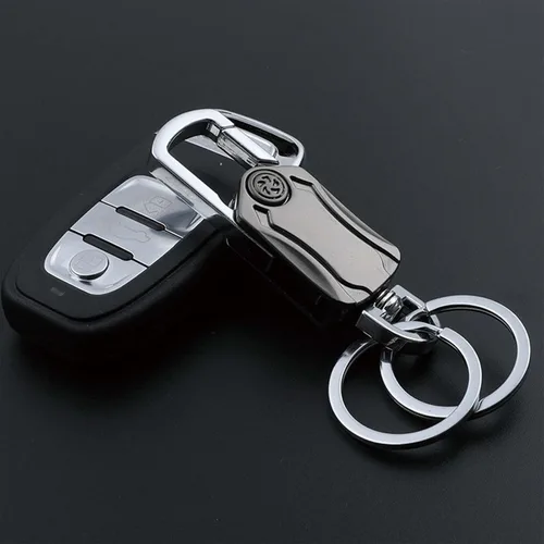 Vista 6 de Llavero, clip para llavero, llavero universal para hombres y mujeres, giratorio de 360 grados, abridor de botellas, mosquetón para automóvil.