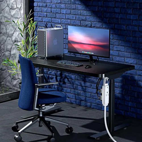 Vista 6 de Maximm Cable de extensión con sistema de gancho extraíble, cable de extensión de 3 tomas, con diseño de enchufe plano de 45° para colgar al nivel