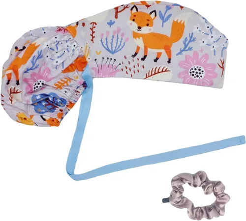 Vista 14 de Gorra médica con botones – Gorro de algodón con banda para el sudor, lazo trasero ajustable para cola de caballo