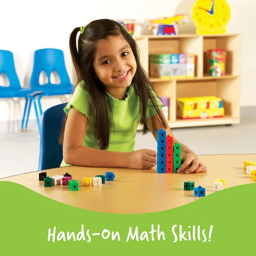 Vista 2 de Learning Resources Snap Cubes, juego de 100
