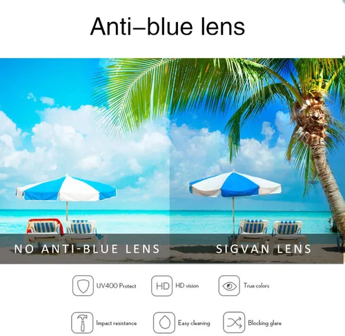 Vista 5 de SIGVAN Progressive Multifocal Computer Glasses Women Men Blue Light Blocking Reading Glasses Spring Hinge Readers